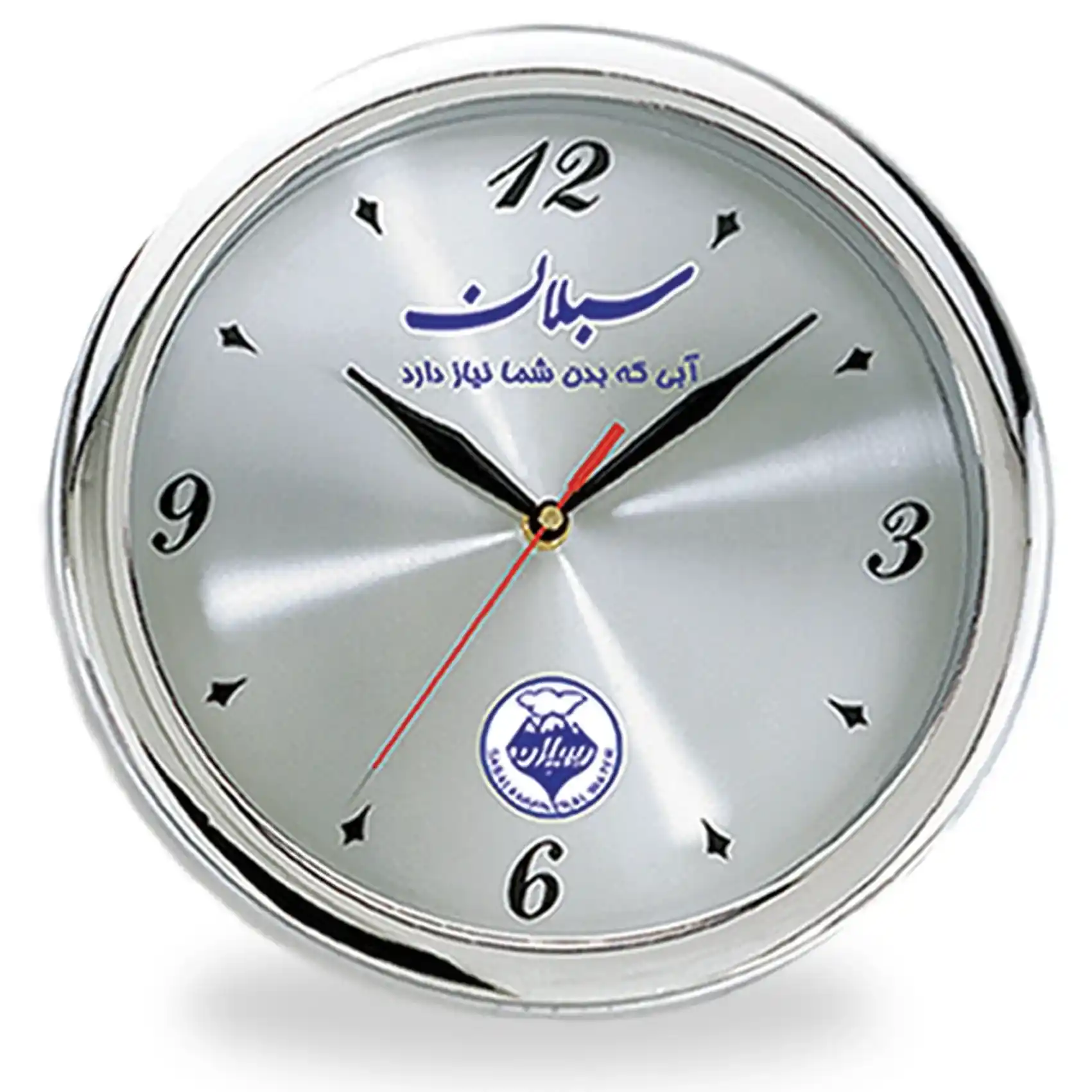 clock wall 11silver2-1 ساعت دیواری 110 نقره ای 2