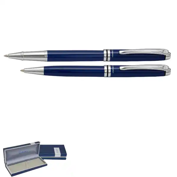 COBALT-PEN-EUROPEN ست خودکار و روان نویس یوروپن مدل COBALT