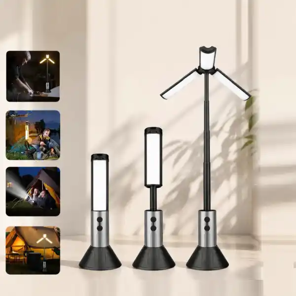 Telescope flashlight._11zon چراغ قوه تلسکوپی شارژی